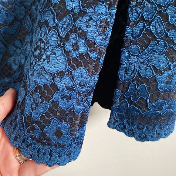 NWT Taylor Bonded Lace Scalloped Dress - Picture 7 of 8